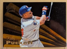 1996 Pinnacle ZENITH #90 Kirby Puckett Twins HOF RARE GOLD FOIL FINAL SEASON