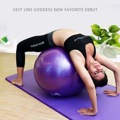 45cm Fitness Gymnastik Pilates Ball PVC stabil rutschfest Balance Workout