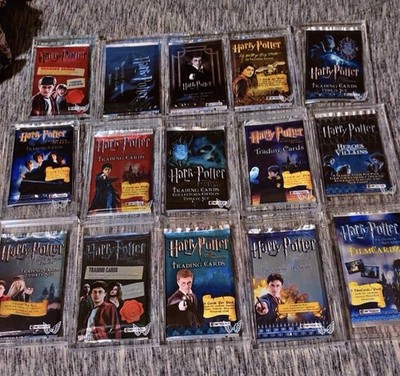 Lot of 15 - Harry Potter Artbox Sealed Packs Of Trading Cards