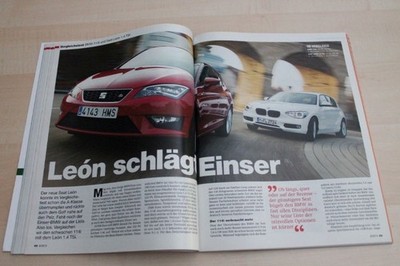 Auto Motor und Sport 08/2013 BMW 114i mit 102PS besser als...?