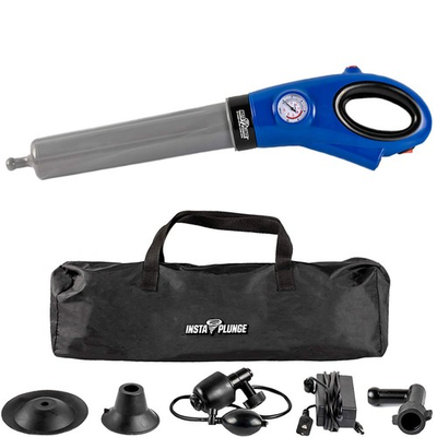 #ad #ad InstaPlunge Electric Plunger System Unclog and Clear Toilet and Drain Block... $74.99