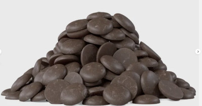 Dark Chocolate Baking Confection Chips Melting Wafers Molding Enrobing Coating