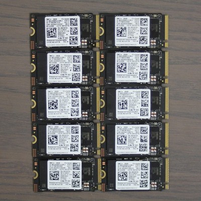 Lot of 10 SAMSUNG PM9C1a  256GB SSD M.2 2242 NVMe PCIe Gen4x4 MZ-AL8256B