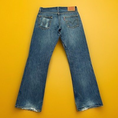 Levi s 527 Low Rise Boot Fit Bootcut Jeans Herren W31 L30 Mexiko  #L1-37