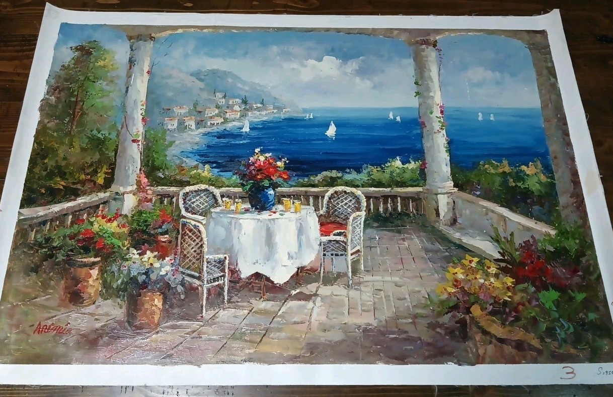 Antonio Di Viccaro Original Oil Painting DiViccaro 36" x 24" S1954