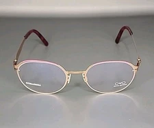 OVVO Optics 3937 14k Gold/ Strawberry Handmade Full Rim Eyeglass Frame 48/20/135