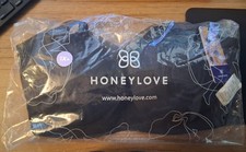 Honeylove LiftWear Crossover Bra 40DD/DDD 1X Plus Size Black