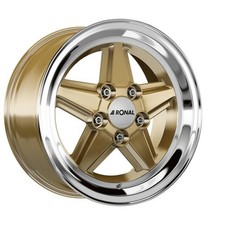 1x RONAL RONAL R9 racing gold-hornkopiert 7.0Jx16 5x112 ET23 1x RONAL RONAL R9 racing gold-hornkopiert 7.0Jx16 5x112 ET23
