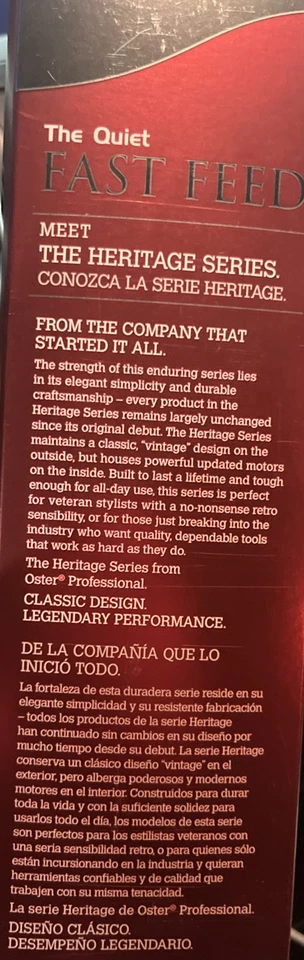 OSTER профессиональный быстрой подачи регулируемое лезвие машинка для стрижки комплект волос стилист парикмахер - Изображение 2 из 4