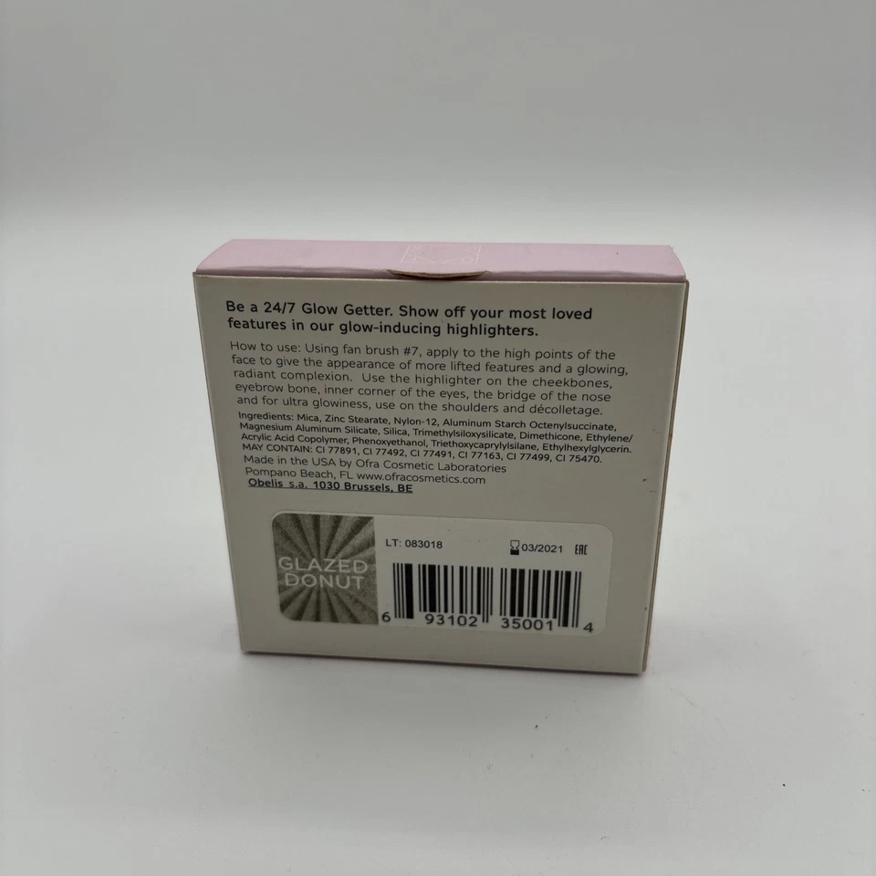 OFRA Cosmetics GLAZED DONUT Highlighter 0.35oz highlight Nikkie Tutorials NEW - Image 3 of 4