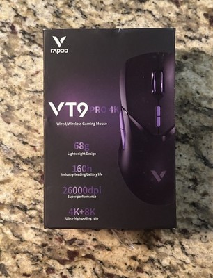 Rapoo VT9 Pro Gaming Mouse Wired/Wireless 2.4GHz 26000DPI Lightweight Design