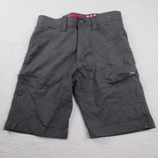 Wrangler ATG Cargo Shorts Mens 30 Black Nylon Stretch UPF Outdoors 11' Inseam