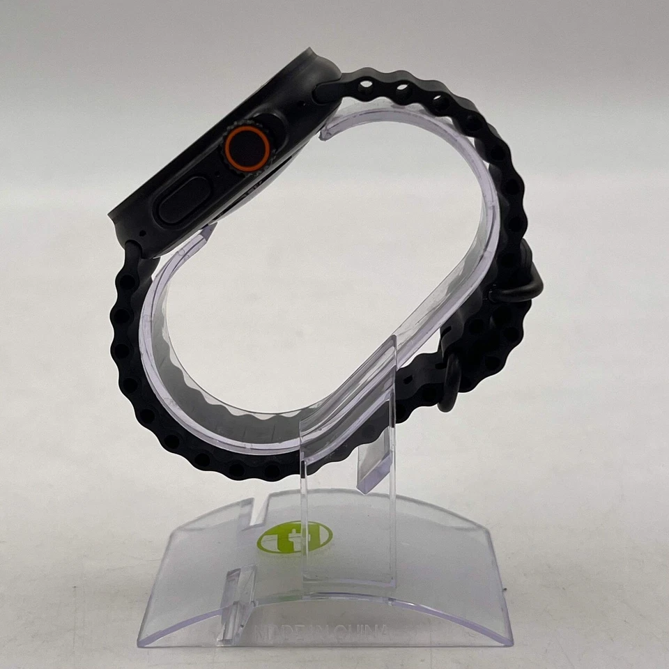 Apple Watch Ultra 2nd Gen 49MM Black Titanium & Black OceanBand!  100% Batt heal - Image 2 of 4