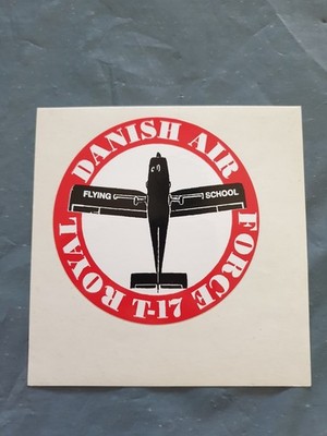 Royal Danish Air Force Saab T-17 Supporter sticker