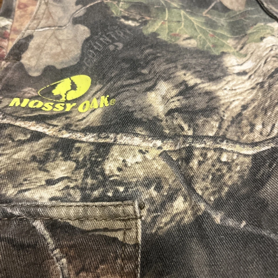 Mossy Oak Youth Boys 10/12 Large Camo Cargo Pants Hunting Casual  - Image 2 of 4