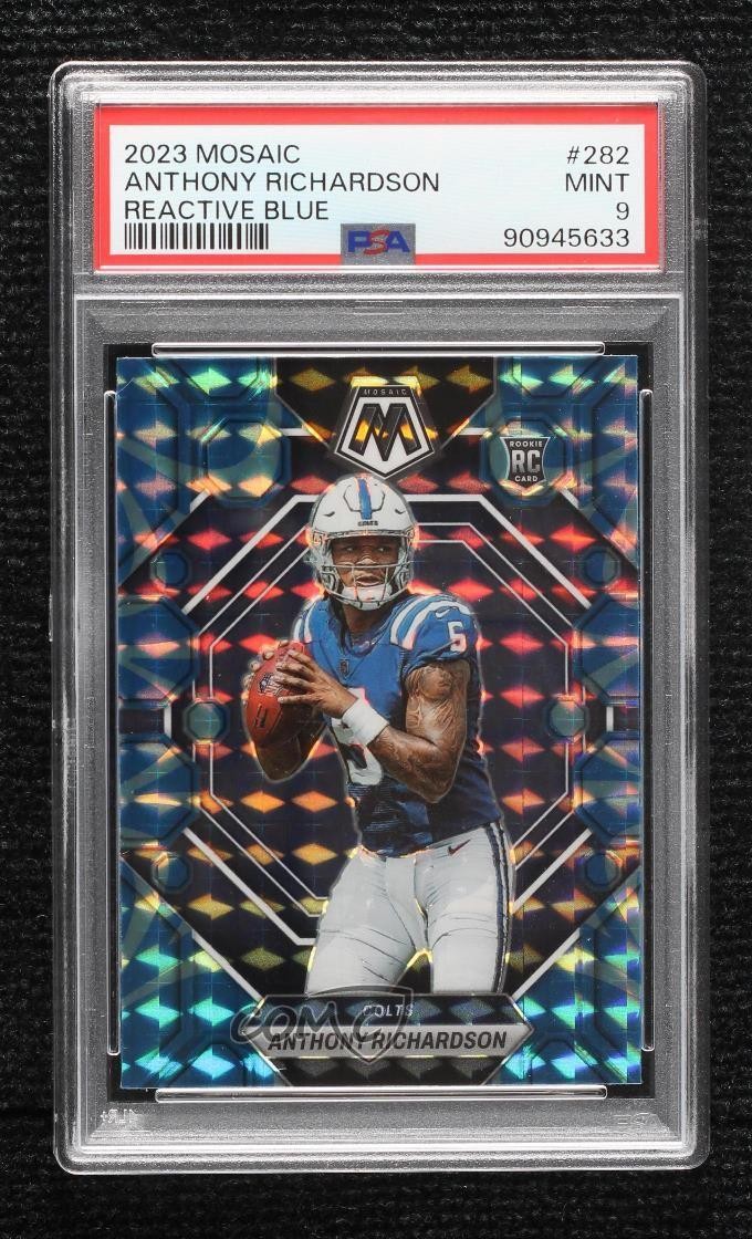 Anthony Richardson Panini Mosaic #282 Reactive Blue