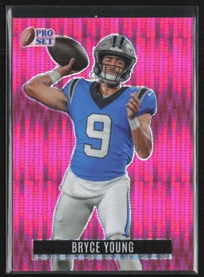 Bryce Young 2023 Pro Set Metal Retro Pink Pulsar /3 #RB-16 Carolina Panthers
