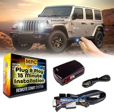 Remote Start Kit Compatible with Jeep Wrangler 2007-2018  100 Plug n Play ...
