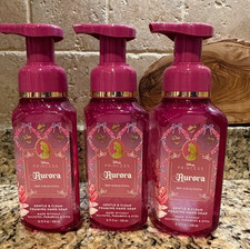 Bath  Body Works Disney Princess Hand Soap NEW Foaming Set of 3 AURORA