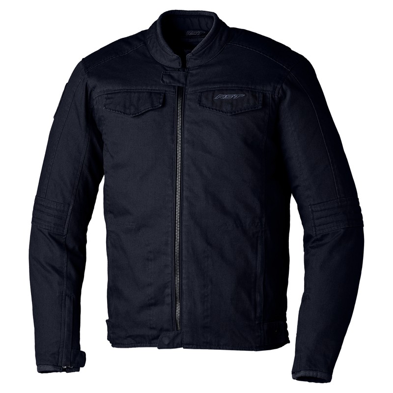 Veste homme RST Crosby2 CE Noir blouson moto étanche et résistant