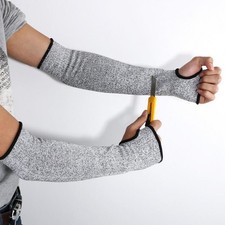 1x HPPE 5 Grade Anti-Cutting Loose Anti-Cutting Sleeves Work Arm Protection