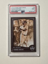 2018 Panini DIAMOND KINGS SHOHEI OHTANI RC #76 Sepia Brown Frame /49 PSA 9 MINT