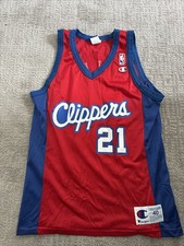 Rare Vintage Champion Darius Miles Clippers Jersey Size 40 Medium Nelly St Louis