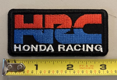#ad Honda Racing Embroidered Iron on patch Sports Car Motorcycle HRC $3.99