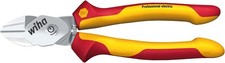 Wiha 200mm VDE 1000v Bi Cut Diagonal Power Wire Side Cutter Button Pliers, 38984