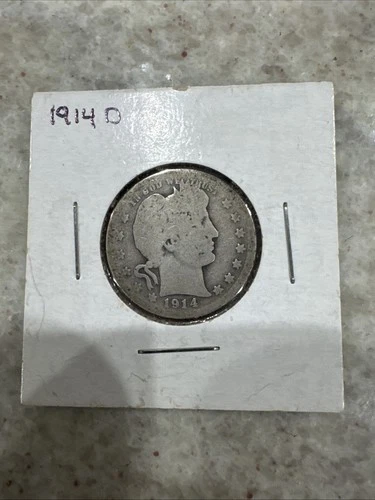 1914-D 25C Barber Quarter