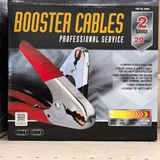 Booster Cables 2 Gauge 20 Feet