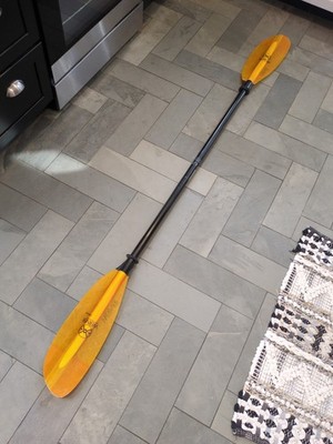 Werner Camano 2 Piece Straight Shaft Kayak Paddle: Carbon Shaft 220cm / 86.5in