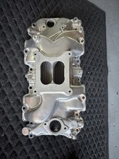 Original Gm 3933163 Factory Rectangle Port Aluminum Powercoated Intake 427 Original Gm 3933163 Factory Rectangle Port Aluminum Powercoated Intake 427