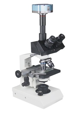 Radical 2500x Trinocular Doc Veterinary Pathology Zoology LED Microscope W 3Mp