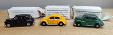 CORGI LONDON BLACK TAXI VW BEETLE AND MORRIS MINOR DIE CAST CARS
