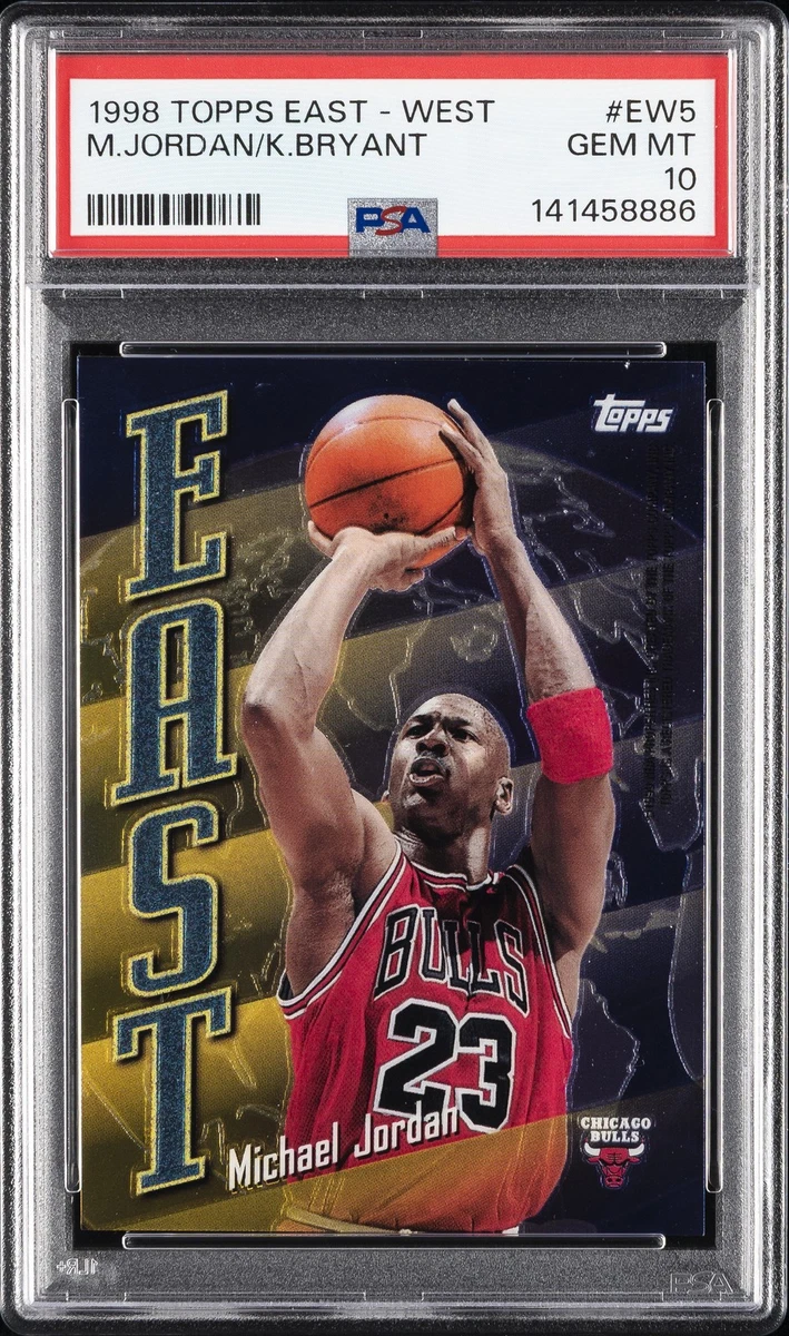 Preços baixos em Michael Jordan PSA 10 Classificado Figurinhas de