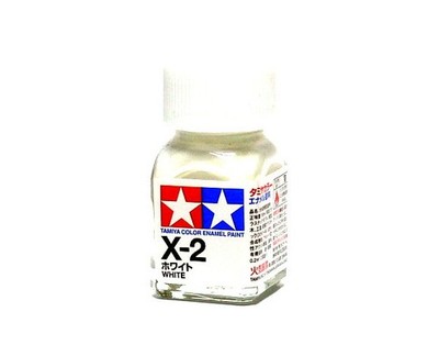 2x Tamiya Model Color Enamel Paint X-2 White Net 10ml 80002 CA467