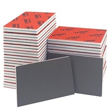 VRKET 28 Pcs 180-3000 Grit Sanding Sponge,Ultra Fine Sandpaper,Soft Foam Red