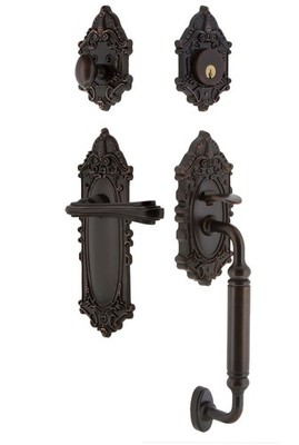Nostalgic Warehouse VICFLR_ESET_234_CG_RH Victorian Right Handed - Bronze
