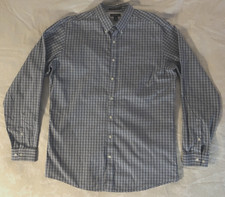 Eddie Bauer Shirt Wrinkle Free Slim Fit Plaid Button Men's TXL Tall Extra Large
