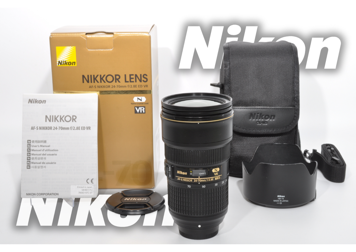 Nikon NIKKOR AF-S 24-70mm F/2.8 E ED VR Lens in Box [ Mint ] from