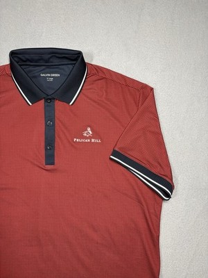 Galvin Green Pelican Hill Golf Resort Performance Polo Men s XL