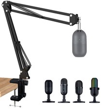 Razer Seiren X Mic Boom Arm with Foam Windscreen, Suspension Boom Scissor Arm...
