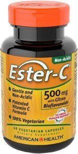 American Health Products Ester-C 500 мг с цитрусовыми биофлавоноидами 60 растительных капсул 2290₽