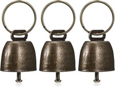 1 or 2-Pack Pet Bells for Dog Collar Charms Anti-Lost Training Bells