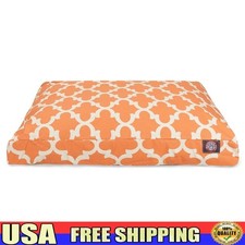 Washable Rectangle Dog Bed Non Slip Comfy Pet Bed W/ Removable Cover Crates New