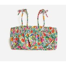 NWT J. Crew Crewcuts Girls' Smocked Floral Bikini "Top Only" 12