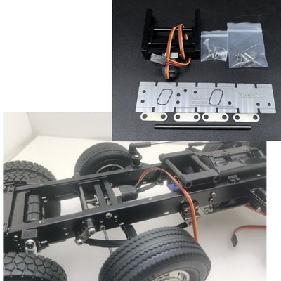 Modify Lift Steer Axle for Tamiya 1/14 RC Truck Scania 770s Upgrade Accessories