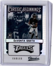 2021 Panini Classics #CB-DS DeVonta Smith Classic Beginnings Silver