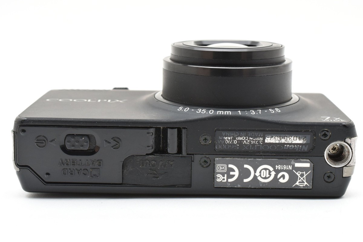 EXC+5 】Nikon COOLPIX S6000 14.2MP 7x Optical Zoom CCD Digital